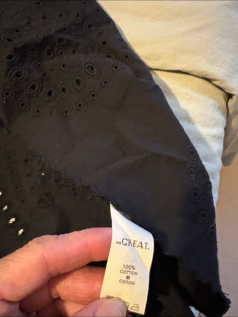 The Great Black Eyelet Maxi Dress - Picture 7 of 9